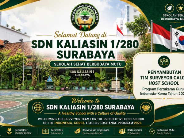 SDN Kaliasin I Surabaya Terpilih sebagai Host School Program Pertukaran Guru Indonesia–Korea (IKTE) 2026