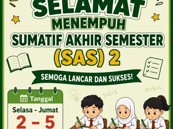Sumatif Akhir Semester (SAS) 2 SDN Kaliasin 1/280 Surabaya
